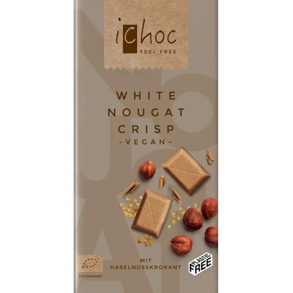 ICHOC CHOCOLATE BLANCO NOUGAT